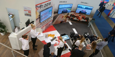Unsere Gaming Zone von oben Unsere Gaming Zone von oben