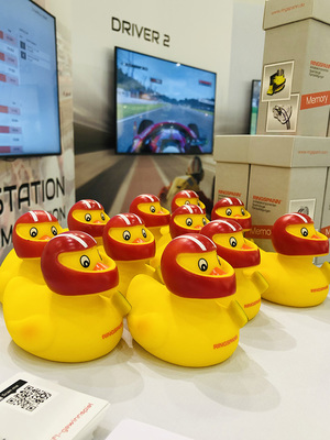 Die RINGSPANN Rennfahrer-Ente Die RINGSPANN Rennfahrer-Ente