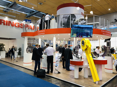 Unser Messestand im laufenden Betrieb… Unser Messestand im laufenden Betrieb…