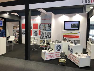 The most important Food & packaging event in Spain placed in Barcelona where Ringspann showed the hole range of pneumatic brake calipers, freewheels and cone clamping elements. The most important Food & packaging event in Spain placed in Barcelona where Ringspann showed the hole range of pneumatic brake calipers, freewheels and cone clamping elements.